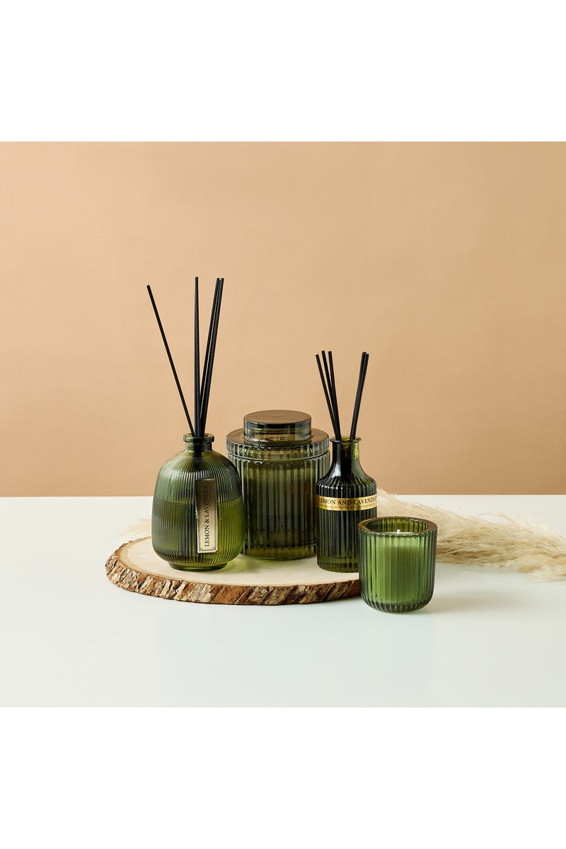 Lemon and Lavender Reed Diffuser and Candle Gift Set - Image 4